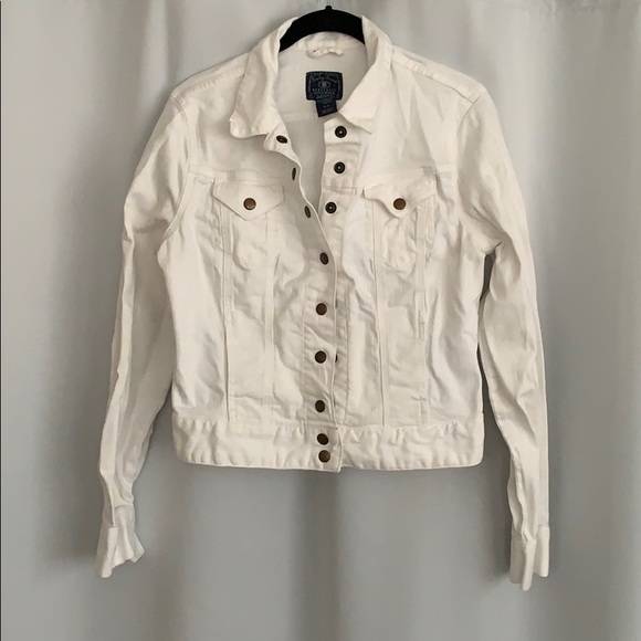 lucky brand white jean jacket